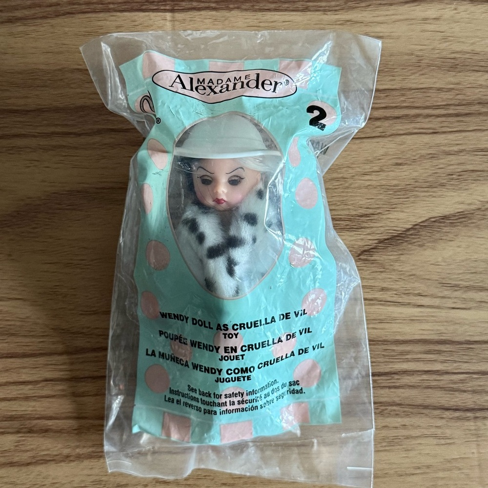 Madame Alexander Wendy As Cruella De Vil 5” Doll (2004 McDonalds Happy Meal)